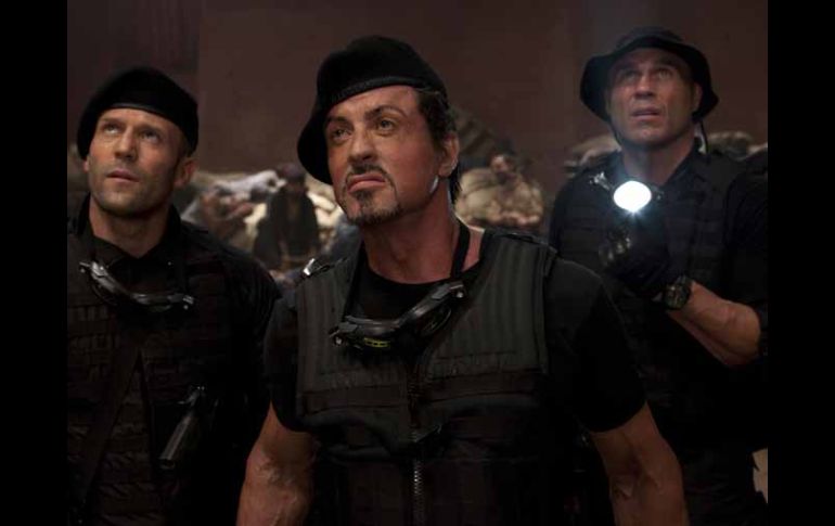 'The Expendables' consigue convencer incluso de que es una película amena y divertida. AP  /