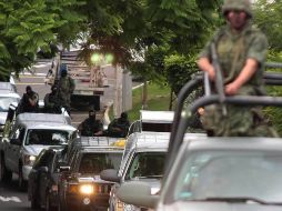 Elementos del ejército se enfrentaron con presuntos sicarios. EFE  /