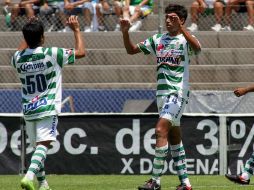 Los jugadores de Santos de Laguna buscarán triunfar de nuevo. MEXSPORT  /