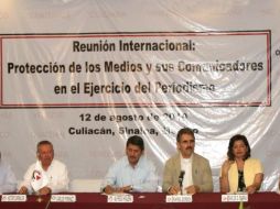 Se lleva a cabo la Reunión Internacional de Protección de los Medios y sus comunicadores en el Ejercicio del Periodismo. EL UNIVERSAL  /