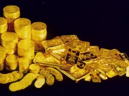 Los precios del oro tocaron un máximo de cuatro semanas. ESPECIAL  /