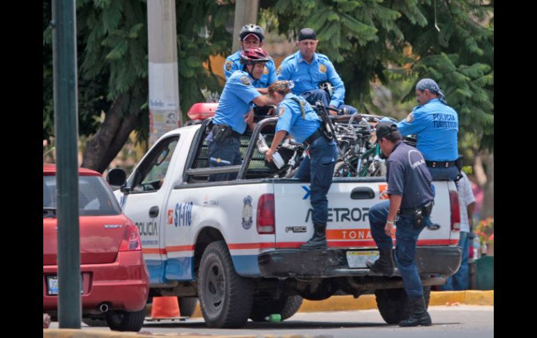 La corporación tapatía cuenta con dos mil 975 oficiales, pero existe el proyecto de aumentar a tres mil 475 policías. E. PACHECO  /