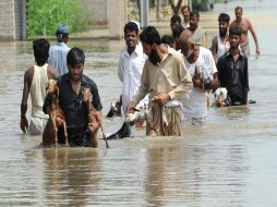 Se ha dicho que las inundaciones son el peor desastre natural en los 63 años de independencia de Pakistán. AFP  /