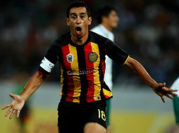 Miguel Zepede le dió el triunfo a los Leones Negros esta noche en el Jalisco. JAMMEDIA  /