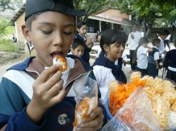La comida ''chatarra'' saldrá de los alimentos autorizados en los planteles de educación básica el próximo año. EL INFORMADORA. GARCÍA  /