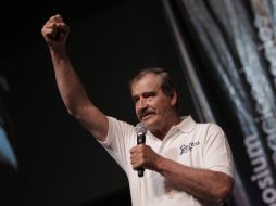 Vicente Fox exigió al gobierno estadounidense legalizar la situación de los inmigrantes mexicanos. ARCHIVO  /