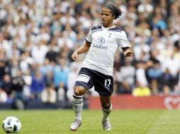Giovani dos Santos disputa un partido con su equipo el Tottenham Hotspur ante el Manchester City. EFE  /