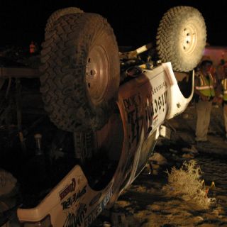 Accidente en la carrera California 200