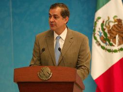 El secretario Juan Rafael Elvira, en foto de archivo, señala que continuará el monitoreo a las aguas del Golfo de México. EL INFORMADOR  /