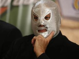 Hijo del Santo en la rueda de prensa EL INFORMADOR  /