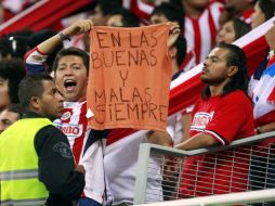 Los aficionados del Rebaño Sagrado demuestran su confianza en el equipo. E. PACHECO  /