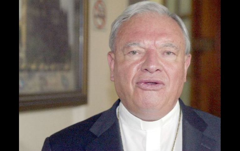 El cardenal Juan Sandoval señala que con motivo del Bicentenario de la Independencia realizan el Congreso Teológico. ARCHIVO  /