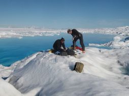Los científicos han hallado evidencias de que la velocidad de deslizamiento de Helheim se altera enormemente tras un sismo. EFE  /