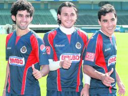 Édgar Mejía, Omar Arellano y Omar Bravo están listos para enfrentar al Inter brasileño. MEXSPORT  /
