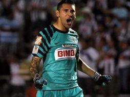 Orozco festeja el gol de la victoria. MEXSPORT  /