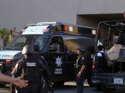Los agentes se refugiaron en un hotel que sirve como cuártel. EFE  /