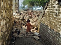 Las lluvias además de causar estragos en Paksitán, comienza a causarlos en India. AFP  /