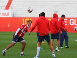 Los jugadores de Chivas se han preparado en Brasil para el gran encuentro de la final ante Porto Alegre. AFP  /
