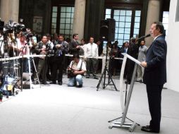 Al presentar la demanda, Ebrard dijo que anima la defensa de la honra y el derecho. EL UNIVERSAL  /