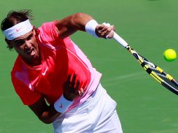 Rafael Nadal en el partido contra el estadounidense Taylor Dent. AP  /
