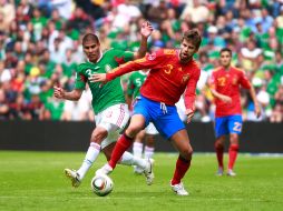Gerard Piqué considera que el duelo ante México le sirvió para ponerse las pilas. JAMMEDIA  /