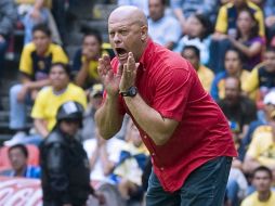 Carlos Ischia entrenador del conjunto de Atlas. AFP  /