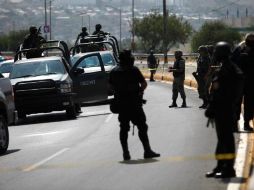 Personal de la policía estatal en el lugar de los hechos. REUTERS  /