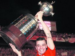 Andrés D’Alessandro levantó la Libertadores, el miércoles pasado al vencer a Chivas. MEXSPORT  /