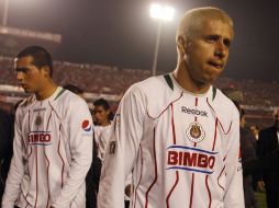 Adolfo Bautista tras perder la Final de la Copa Libertadores. AP  /