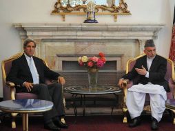 El presidente de Afganistán, Hamid Karzai prometió redoblar esfuerzos en la lucha contra la corrupción. EFE  /