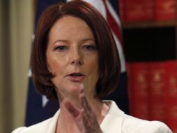 Julia Gillar, primer ministro de Australia, pertenece al grupo de los laboristas que perdieron la mayoría. REUTERS  /