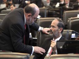 Madero, el coordinador de los senadores del PAN, señaló que es necesario dotar la agenda legislativa de compromiso político. EL UNIVERS  /