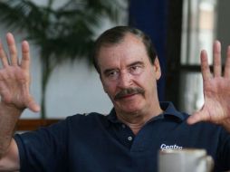 El ex presidente Vicente Fox. EL UNIVERSAL  /