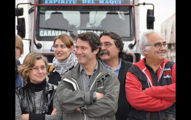 Roque Pascual, de 50 años, y Albert Vilalta, de 35 fueron liberados el día de hoy . AFP  /