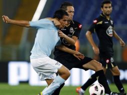 Los jugadores del Deportivo no pudieron ante la Lazio. REUTERS  /