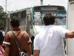 Los camioneros piden que se les incluya en la discusión sobre la propuesta de la Secretaría de Vialidad.  A. GARCÍA  /