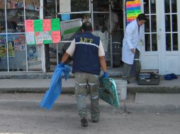 En la escena del crimen fueron localizados casquillos calibre .38 Súper, .223 y 7.62. O. RUVALCABA  /