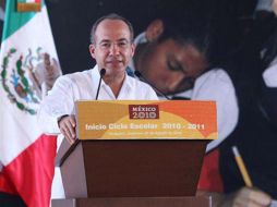 El Presidente Felipe Calderón asegura que no habrá una propuesta para aumentar los impuestos. NTX  /