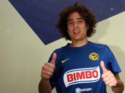 El guardameta Guillermo Ochoa confía en que el América mejorará. MEXSPORT  /