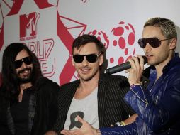 La banda norteamericana Thirty Seconds to Mars se encuentra en México para presentarse en el World Stage México. REUTERS  /