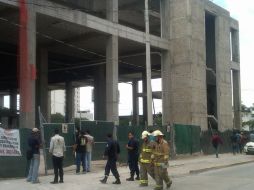 Trabajadores de la construcción negaron el acceso al lugar y manifestaron que eran órdenes de su jefe. O. RUVALCABA  /
