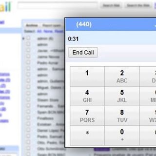 Gmail registra más de un millón de llamadas