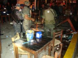 En Puerto Vallarta hubo 20 lesionados por la explosión de una granada. ESPECIAL  /