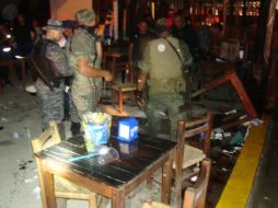 La PGR inició una averiguación previa por el estallido de un artefacto en un bar de Puerto Vallarta. EFE  /