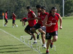 Los jugadores del Atlas se entrenan fuertemente para sumar puntos en el siguiente duelo. E. BARRERA  /