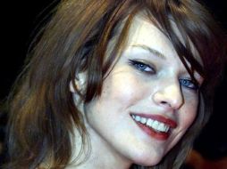 La actriz y modelo Milla Jovovich brindó una conferencia de prensa. REUTERS  /