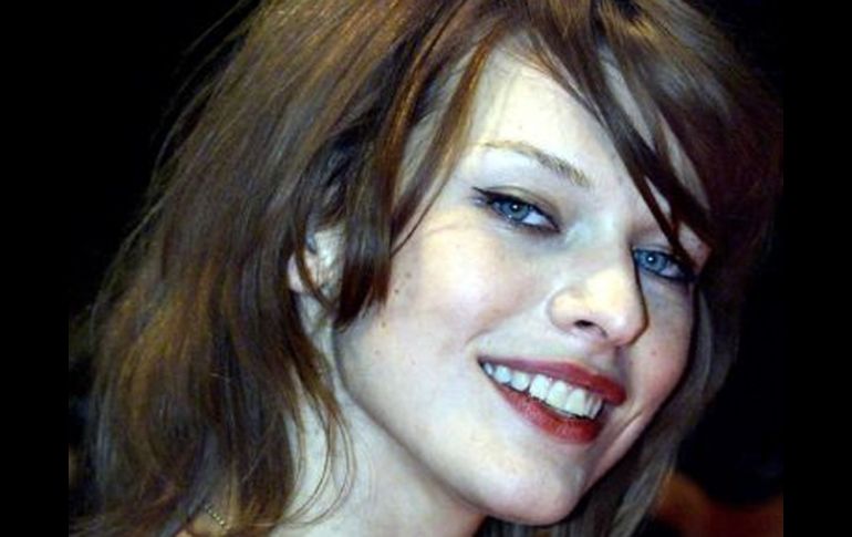 La actriz y modelo Milla Jovovich brindó una conferencia de prensa. REUTERS  /