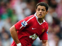Javier Hernández, delantero del Manchester United. MEXSPORT  /
