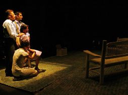 Escena de la obra ''El gesticulador'', bajo la dirección de Beto Ruiz. E. BARRERA  /