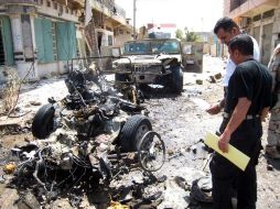 Entre los blancos elegidos y alcanzados por las manos purificadas, figuraron comisarías y puestos de control. EFE  /